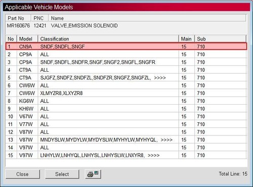 Electroválvula de emisión para Mitsubishi Outlander Eclipse Montero Sport 3,0 L 3,8 L - Imagen 6 de 6