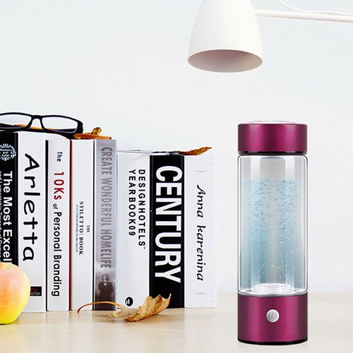 420ml Portable Hydrogen Rich Alkaline Water Ionizer Generator Bottle Cup Mug BH - Picture 12 of 21