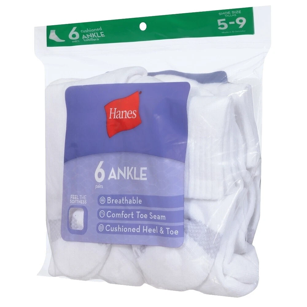 Calcetines de Mezcla de Algodón Hanes para Mujeres