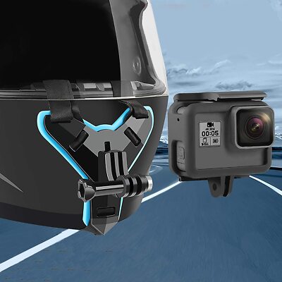 Motorrad Helm Halterung Halter Chin Mount Zubehör für Gopro Hero Action Kamera