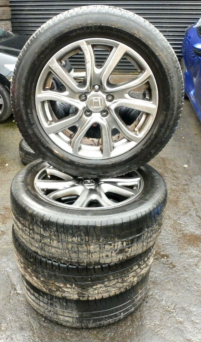 HONDA CRV CRV MK4 18" ALLOY WHEEL SET WITH MICHELIN TIRES GENUINE 225