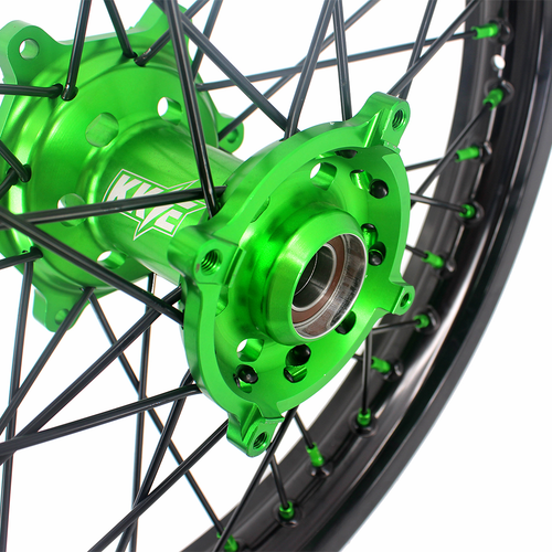 Llantas con radios KKE 21/19 MX para Kawasaki KX125 KX250 KX250F KX450F 2006-2021 - Imagen 9 de 12
