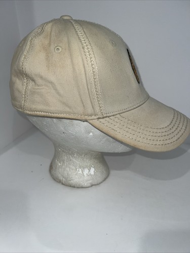 Chicago Blackhawks Brave Logo Beige Hat Cap Cotton Spandex NHL Old Time Hockey - Picture 3 of 11