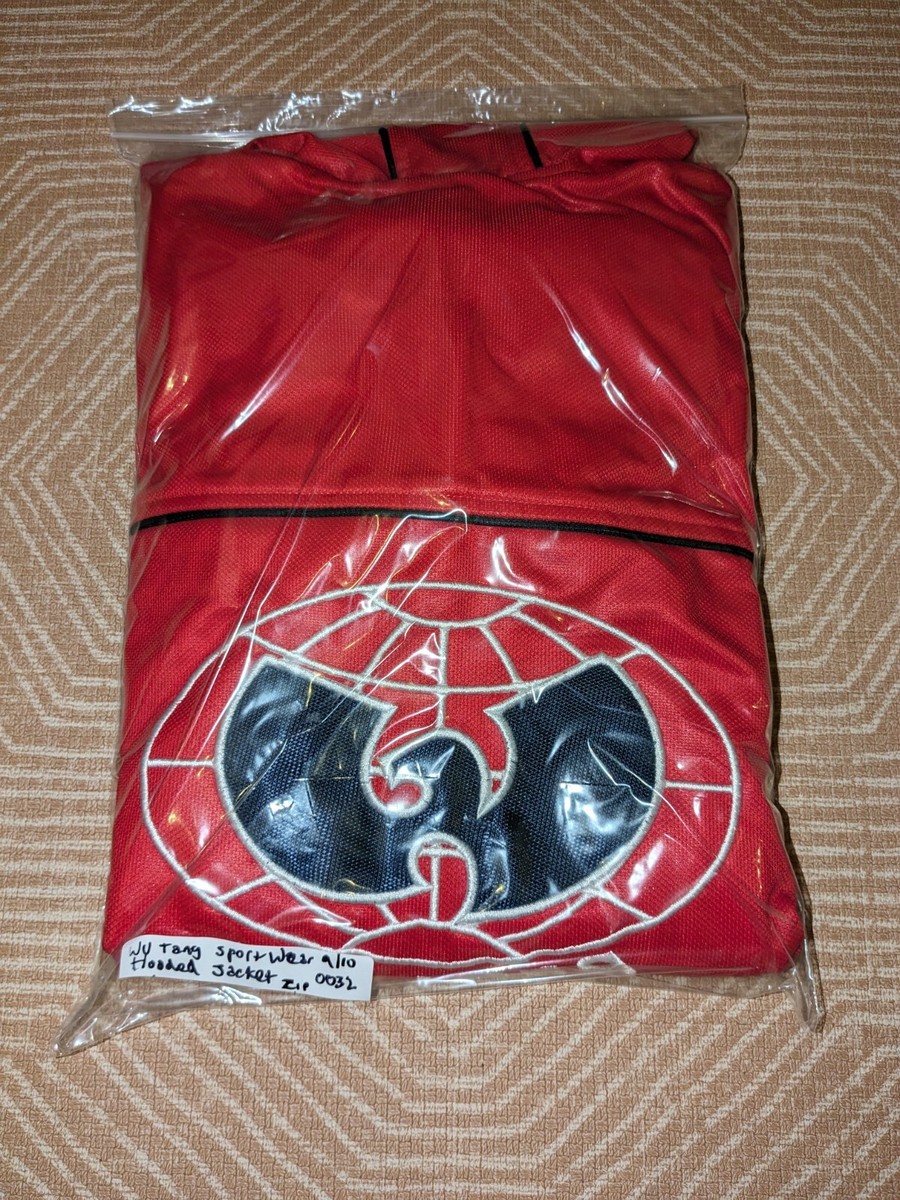 Vintage Original 90s LARGE Wu Tang Sport Wear Clan Hoody Jacket