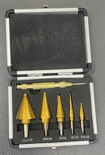 Step Drill & Punch Set | eBay Australia