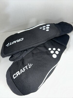 NWOT Craft Sportswear Unisex ADV mitten xc ski, bike cycling, Black Size Xs