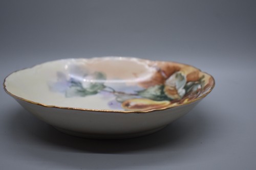 OE&G Royal Austria 7.5" Bowl Hand Painted Yellow Pears - Picture 6 of 9