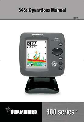 Humminbird 343c Fish Finder Operators Manual User Guide Instructions
