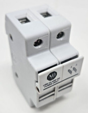 Allen-Bradley Fuse Holder with 2 poles, Class CC Type Fuses, 30A, 1492-FB2C30