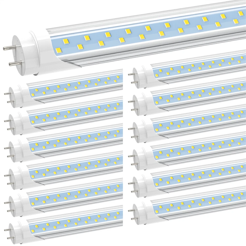 4FT LED Tubes Garage Shop Light Bulbs G13 T8 28W Single Double End Plug and Play - Image 2 of 4