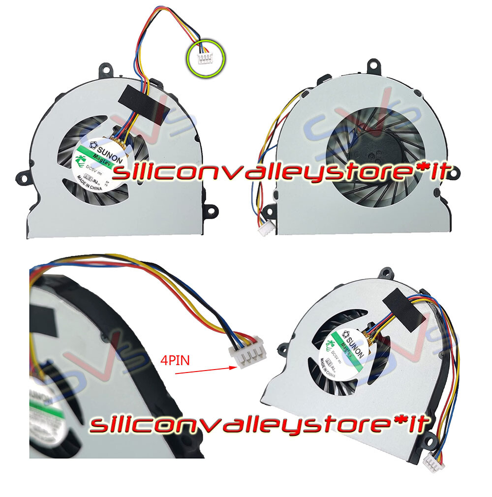 Ventola CPU Fan per HP 15-AY513tu 15-ay034nl 15-ay035nl 15-ay036nl 15-ay037nl