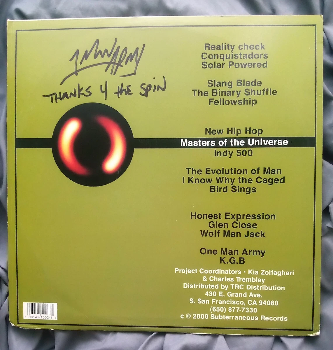 Binary Star Masters of the Universe 2xLP* ****AUTOGRAPHED* *ORIGINAL  PRESSING***
