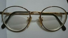 VINTAGE LUXOTTICA KLIXX 402 TORTOISE 140 EYEGLASSES ITALY Goldelectroplated