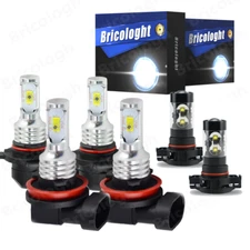 LED Headlight+Fog Light Bulbs Kit For Chevy Silverado 1500 2500HD 2007 2008-2015