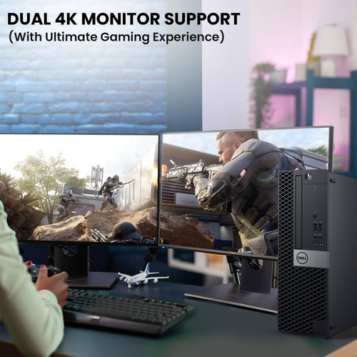 Dell 7040 Small Form Intel Core i5 HDMI NVIDIA GT 1030 16GB Ram 256GB SSD, Win10 - Picture 4 of 7