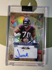 2023 Wild Card 5 Card Draw Stacked Deck Juice Scruggs 1/1 RC Auto 🔥 TEXANS
