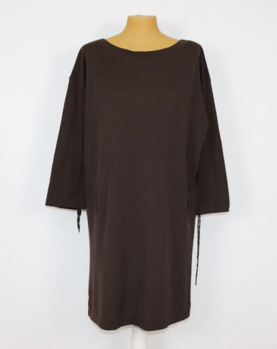 MARC CAIN Cotton Viscose Brown Dress ! size N3 - DE38 | eBay