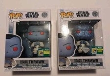 SDCC 2024 Exclusive Star Wars Thrawn & Diamond Glitter Thrawn LE 3000 Funko Pops