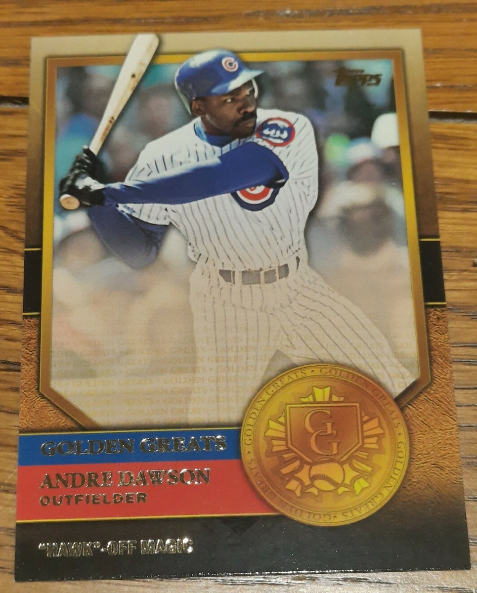 ANDRE DAWSON CHICAGO CUBS TOPPS GOLDEN GREATS INSERT GG-76