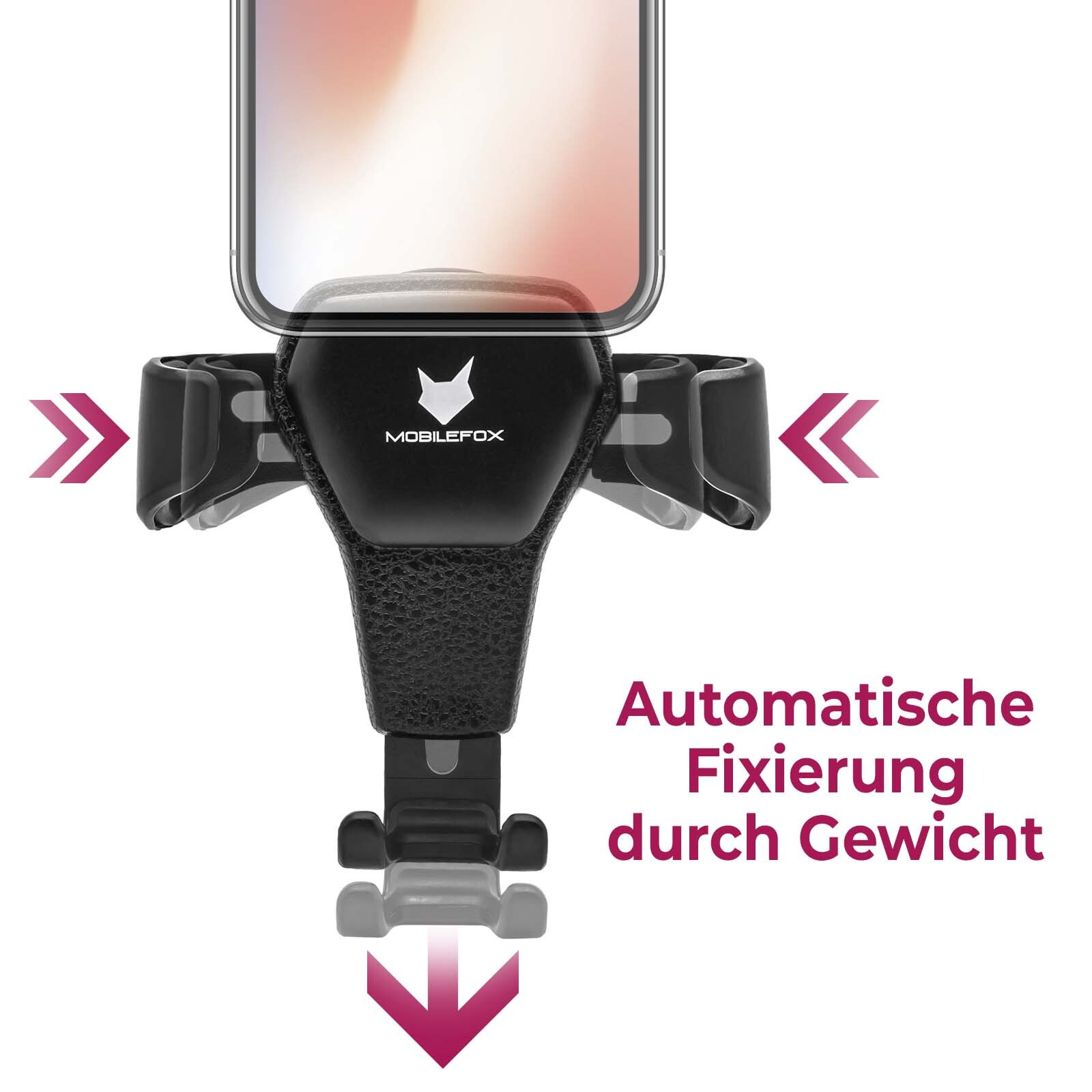 Auto Handyhalterung + KFZ Ladekabel Smartphone Halter