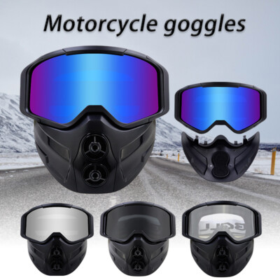 TWO-X ATOM Gafas De Motocross Neon - VORTEX Con Efecto Espejo Iridium - Foto 9