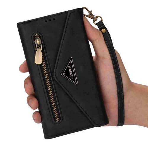 For iPhone 11 12 Pro Max XR 6S 7 8 SE Wallet Card Holder Flip Leather Case Cover - Picture 14 of 43