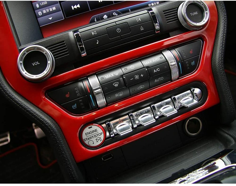 Console Dashboard GPS Navigation Cover Panel Decor Trim For 2015-23 ...
