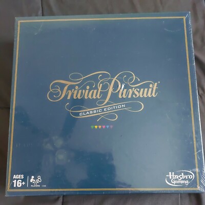 Trivial Pursuit Classic Edition Hasbro Gaming 2016 New (Photos/Description)