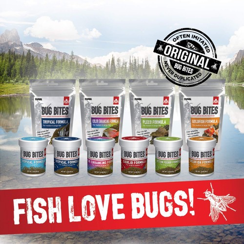 Fluval Bug Bites Cichlid Fish Food - Granules for Medium to Large Fish, 3.5 oz - Picture 6 of 9