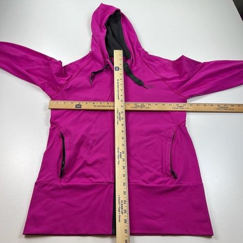Helly Hansen Training Hooded Jacket Womens Large Purple Full Zip Stretch Hoodie - Picture 5 of 8
