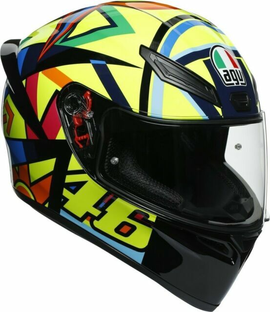 AGV K1 ECE 2205 Casco Moto Integrale - S, Rossi Soleluna 2017 | Acquisti  Online su eBay