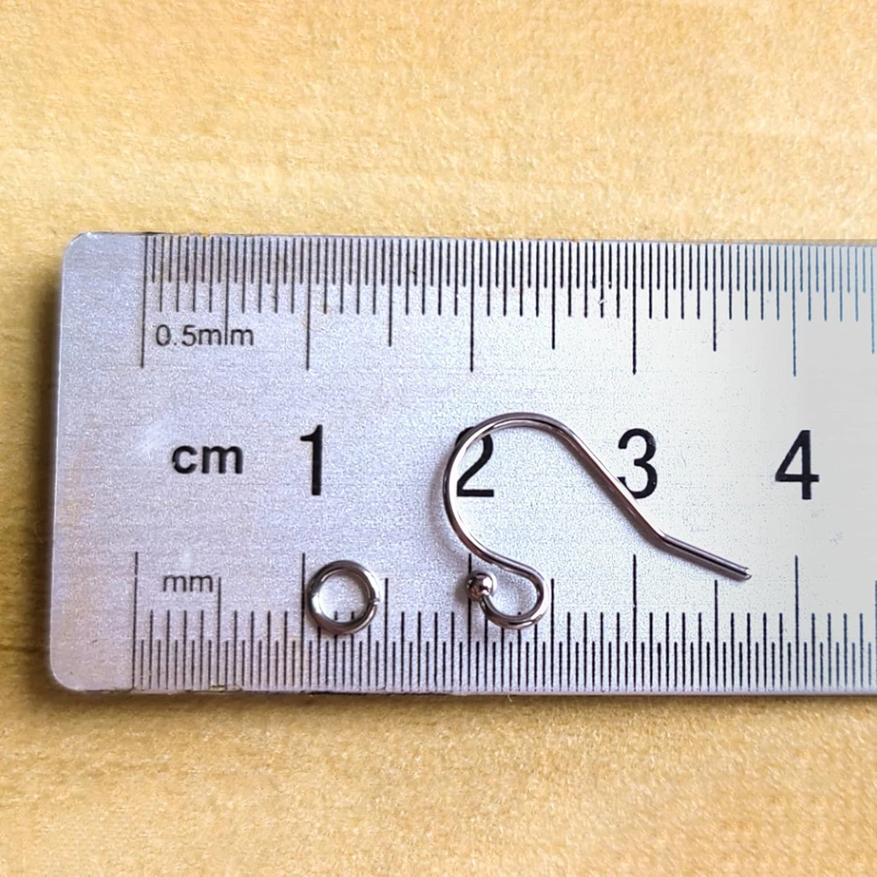 Nickel Free Titanium French Hooks Earring Findings, Earring Making Kit Includes - Image 2 of 4