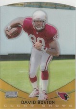 1999 Stadium Club Chrome Clear Shots Refractors #1 David Boston Cardinals