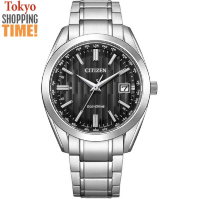 Citizen Collection CB0261-53E Black Eco-Drive Solar Radio Titanium Men Watch NEW