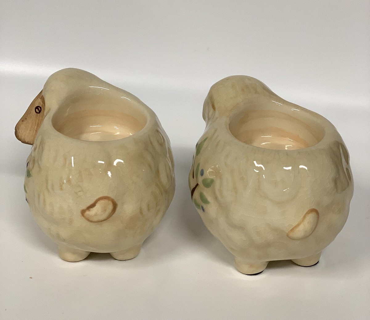 Partylite Country Comfort Tealight Sheep With Box - Etsy PartyLite Country Comfort Cream Ceramic Sheep Cottagecore Tealight Holders display picture 1