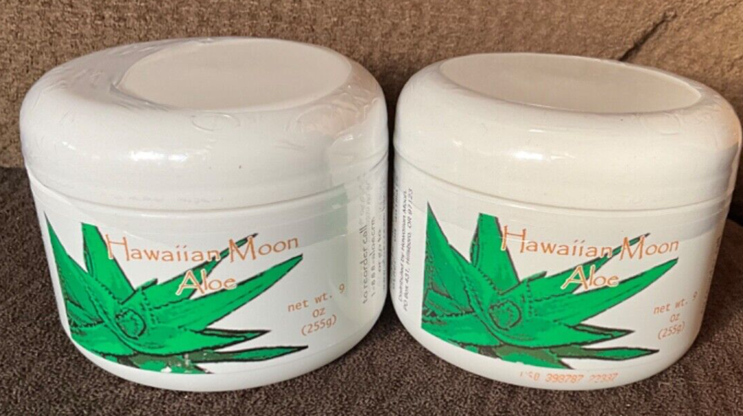 2 Hawaiian Moon Aloe Vera Skin Cream 9 Oz NEW SEALED EBay 2 hawaiian moon aloe vera skin cream 9 oz new sealed ebay