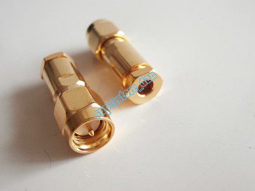 10X SMA Male Clamp for RG58 RG142 LMR195 RG400 RF Coax Cable Connector - Picture 2 of 5