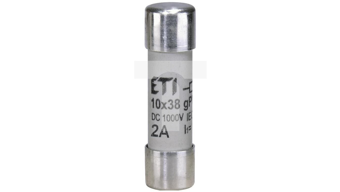 Cylindrical fuse insert PV 10x38mm 2A gPV 1000V DC CH10 002625065 /T2UK