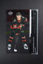 2021-22 Upper Deck Series 2 Hockey Clear Cut #495 Jacob Bernard-Docker RC Card G