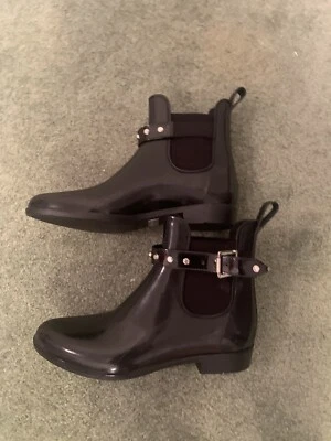 Halogen Rain Snow Boots Size 8 Black - Image 1 of 4