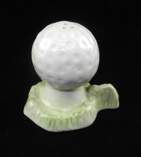 Salero y pimentero de cerámica vintage GOLF BALL & TEE T50