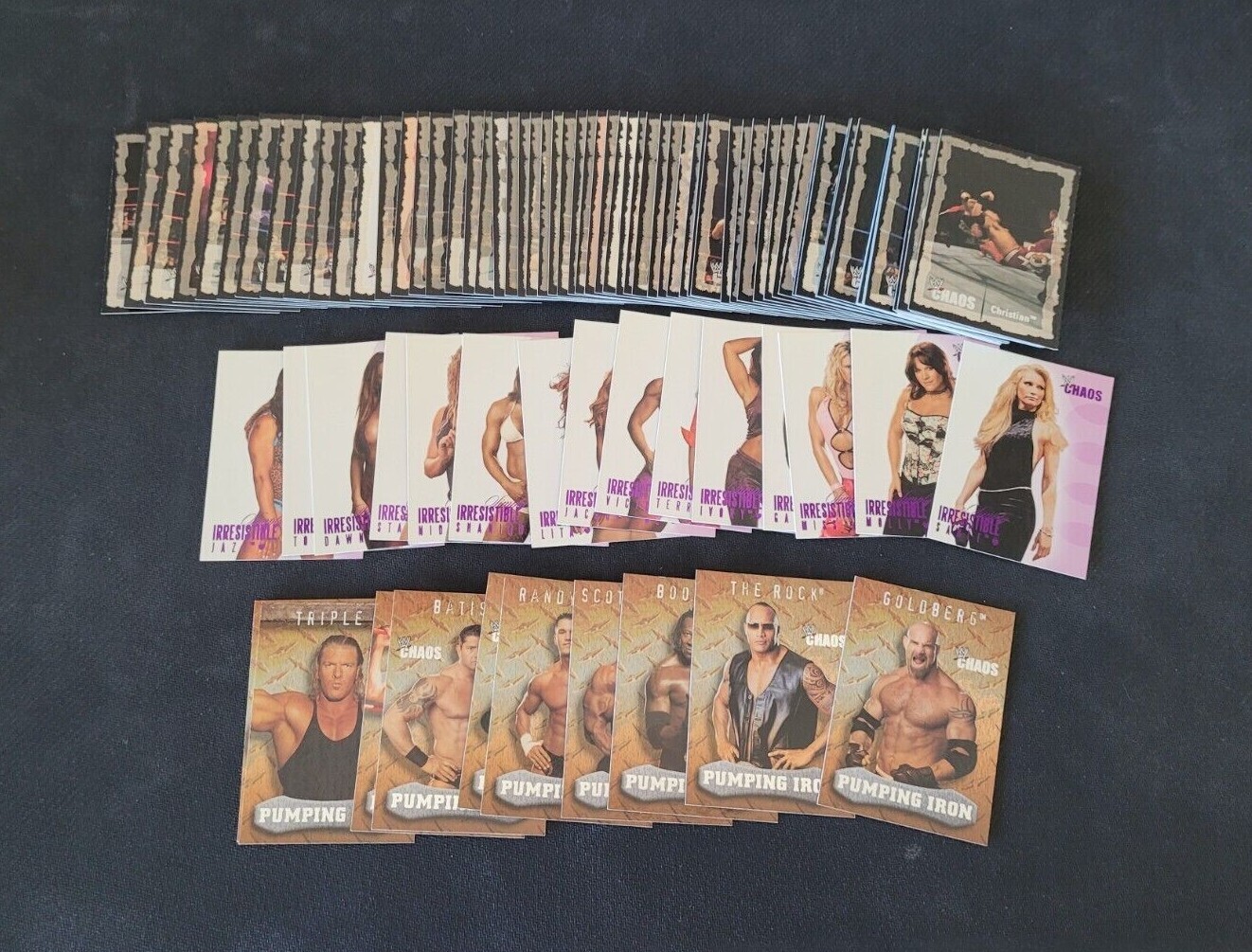 2004 Fleer WWF Chaos Wrestling Base #1-95 Build Set Pick Your Card