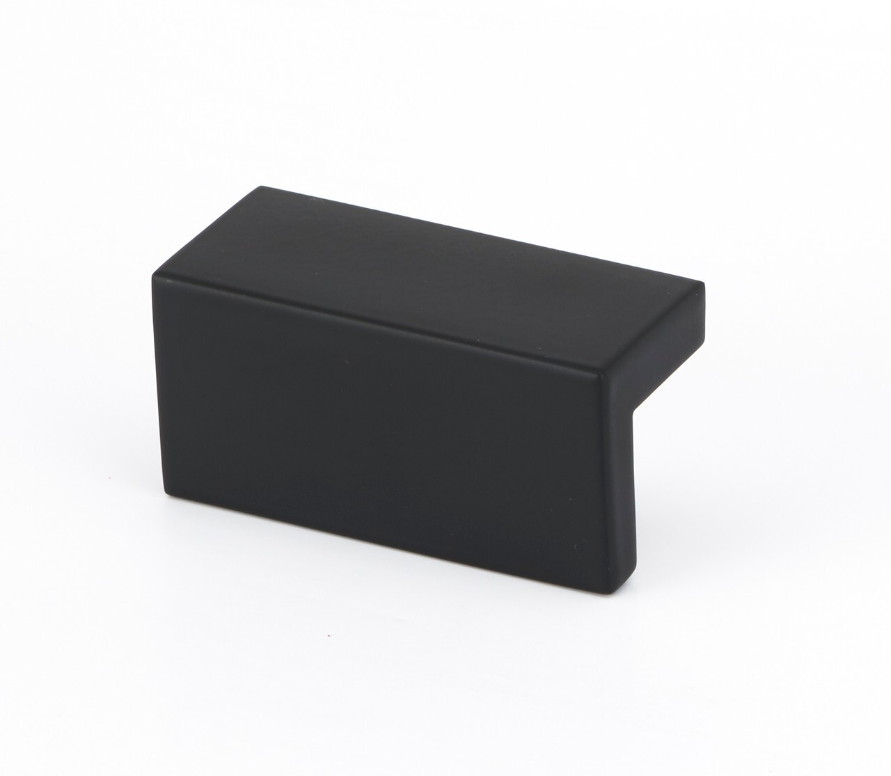 Alno A96015MB 1.5" Centers Tab Pull Solid Brass Matte Black