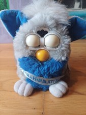 NOT WORKING Tiger 1998 Furby Millennium Y2K Blue Limited Edition