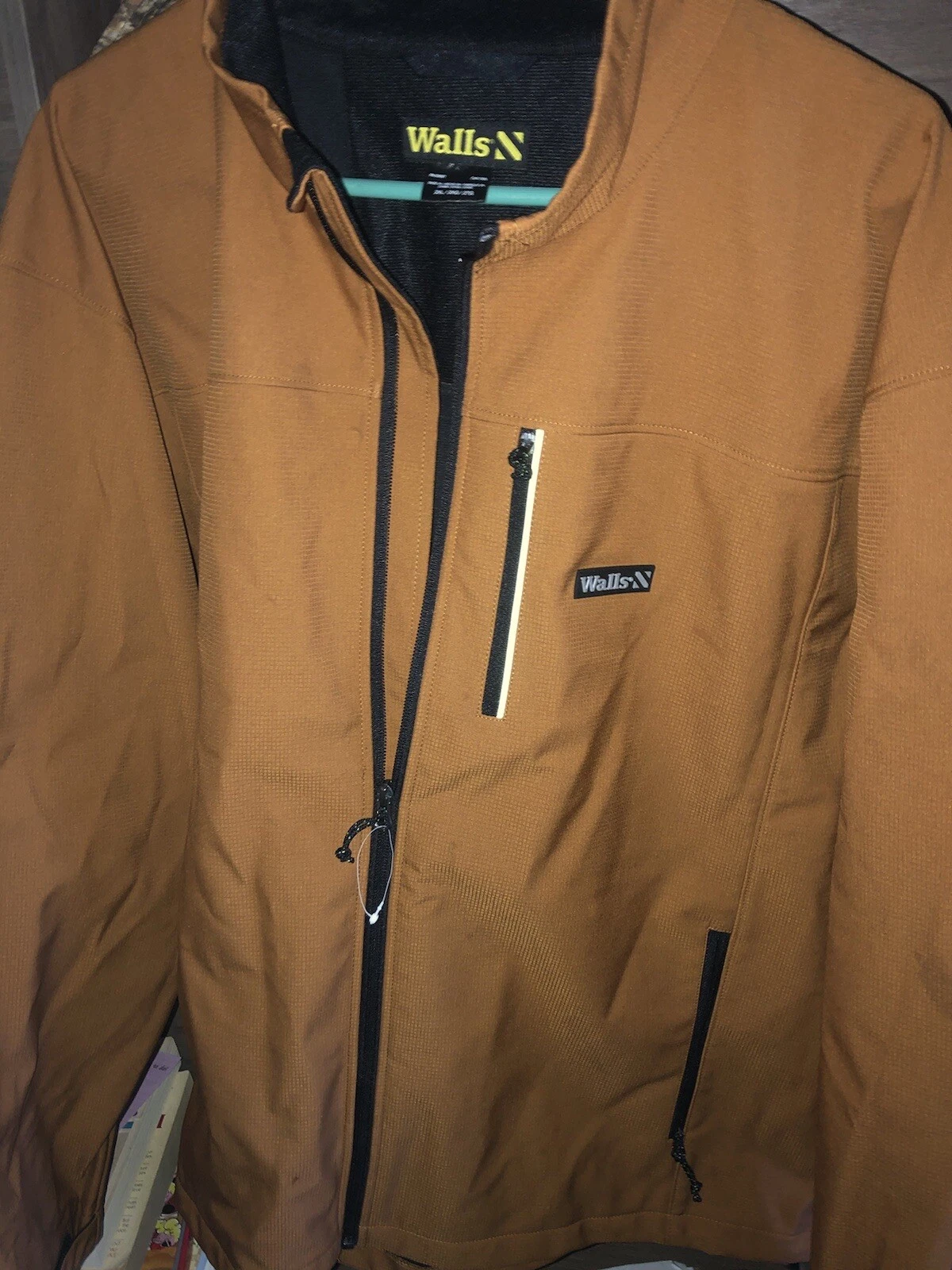 Walls Men's Ripstop Softshell Stretch Full Zip Jacket 2xl Waterproof