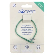 4Ocean braided bracelet Loggerhead Sea Turtle Edition - SeaGreen 4 Ocean