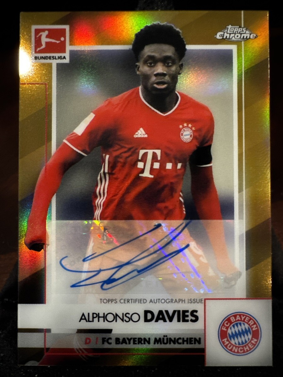 Alphonso Davies 2020-21 Topps Chrome Bundesliga /60 Auto | eBay