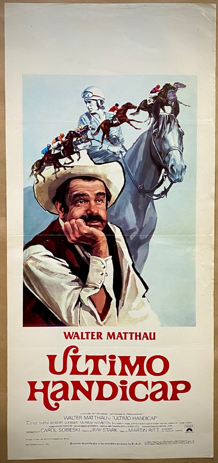 Locandina originale film Ultimo handicap (1978) - Regia di Martin Ritt
