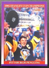 1991-92 Score American - #425 Mario Lemieux