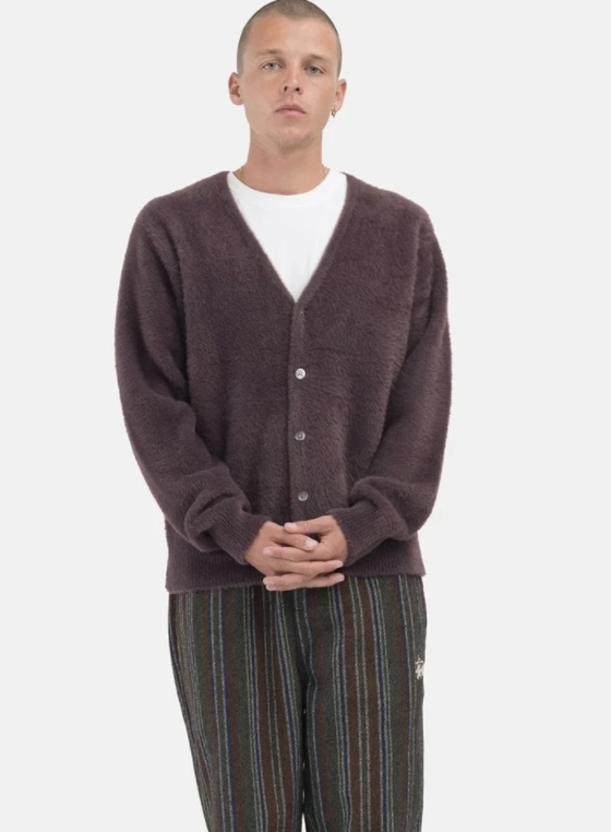 Stussy shaggy cardigan Maroon | eBay Stussy shaggy cardigan Maroon | eBay